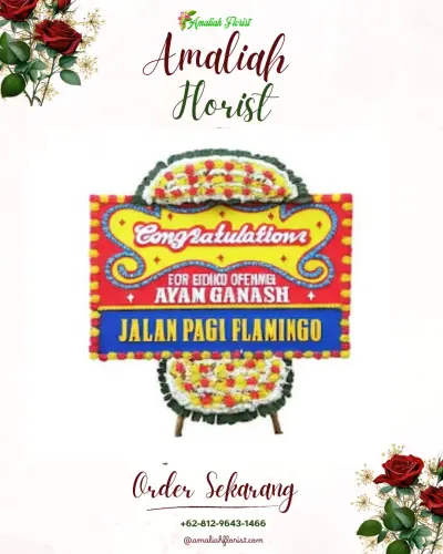 Bunga Papan Congratulation di Tanjungkarang